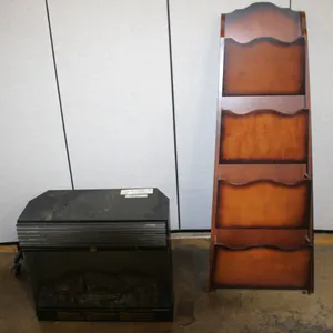 Wood Wall Rack and Dimplex Heater