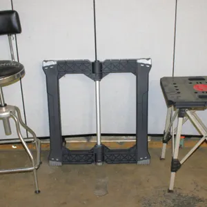 Craftsman Shop Stool and Foldable Work Tables