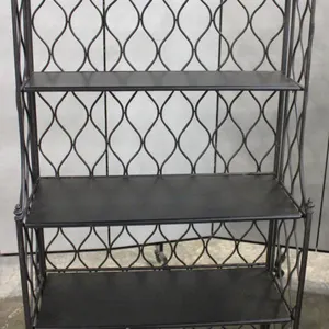 Collapsible Metal Baker’s Rack Shelf Unit