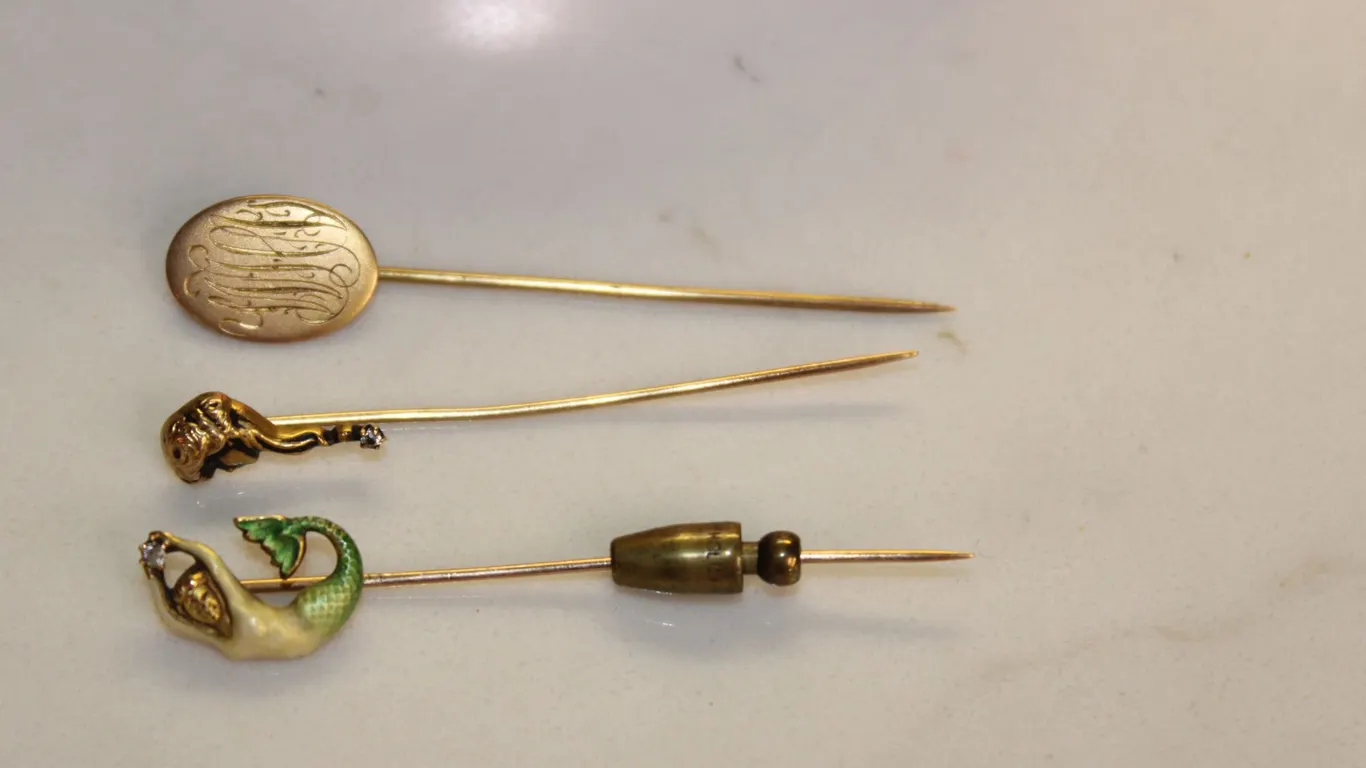 Antique Stick Pin Trio