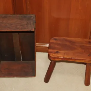 Stool and Crate
