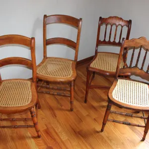 Antique Cane Dining Chairs