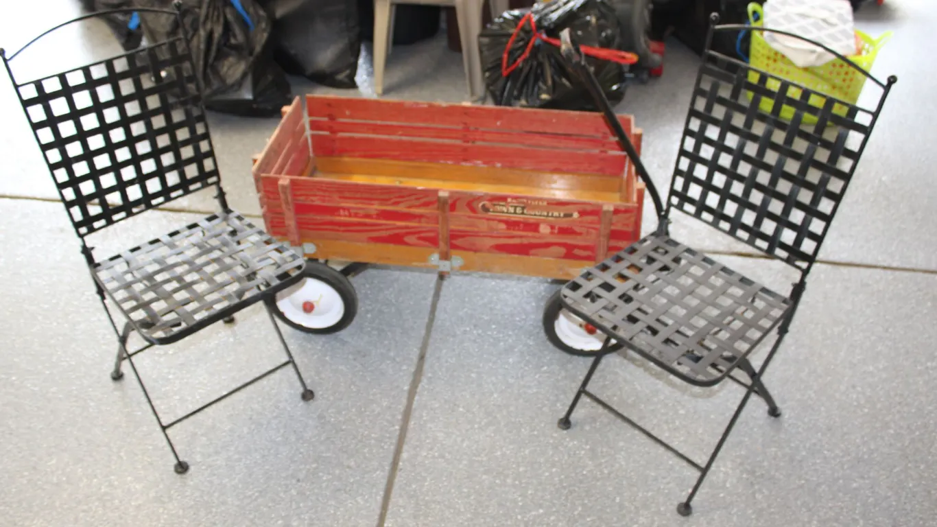 Wagon and Chairs