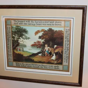Edward Hicks "Peaceable Kingdom" Print