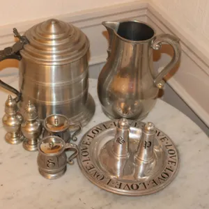 Pewter Pitchers & Shakers