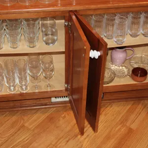 Assorted Drinking Glasses & Serving Pieces