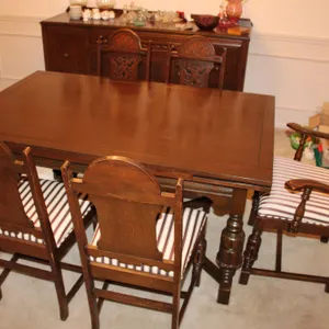 Antique Jacobean Rival Dining Set