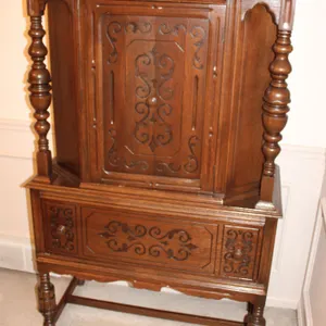 Antique Jacobean Rival Cabinet