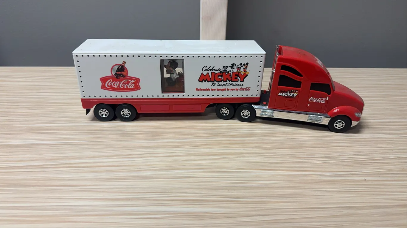 Coca-Cola Celebrate Mickey 75 Inspirations Truck and Trailer