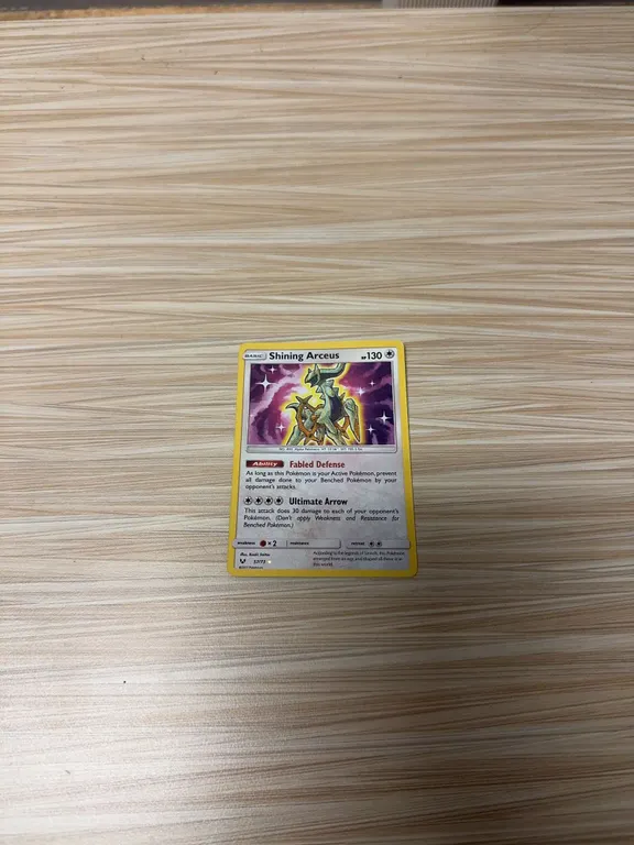 Shining Arceus 2017 Holo