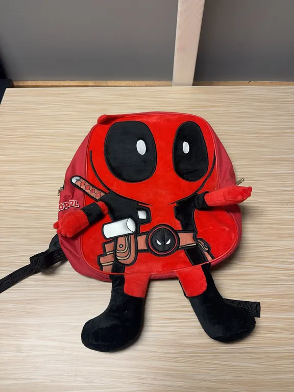 Deadpool Backpack Fuzzy