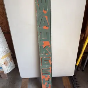 Waukesha Cast-Iron Sign