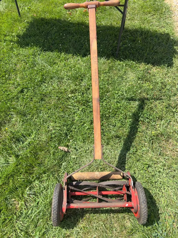 The Silent Yard Man Reel Mower