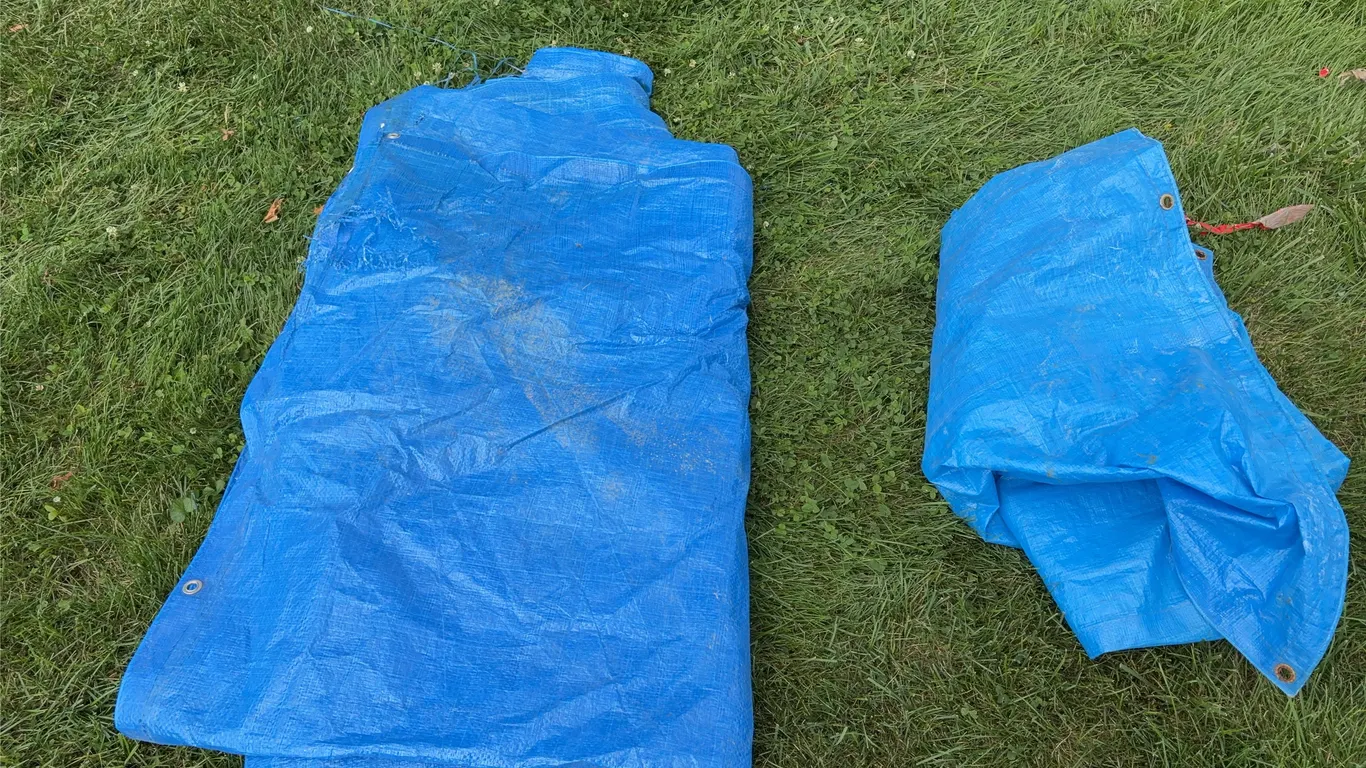 Two Plastic Tarps