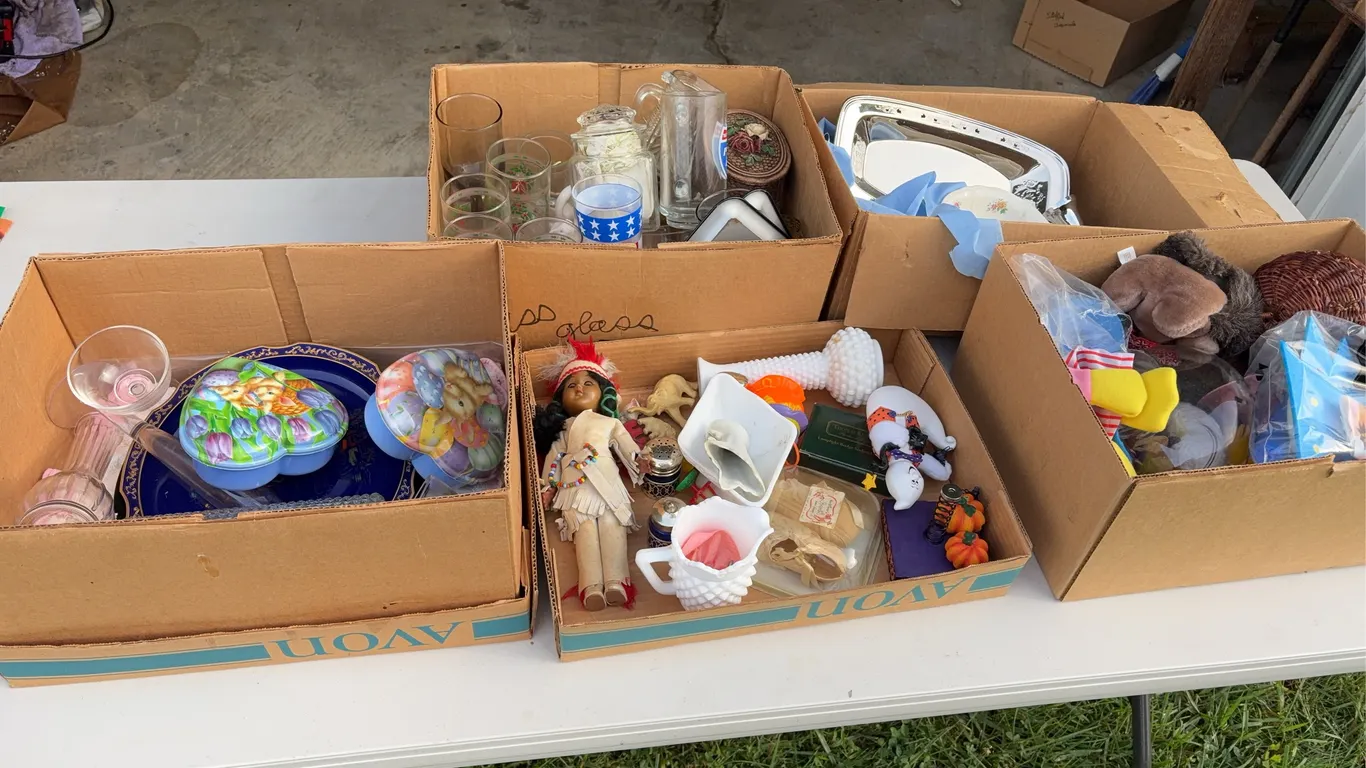 Five Boxes Miscellaneous Collectibles