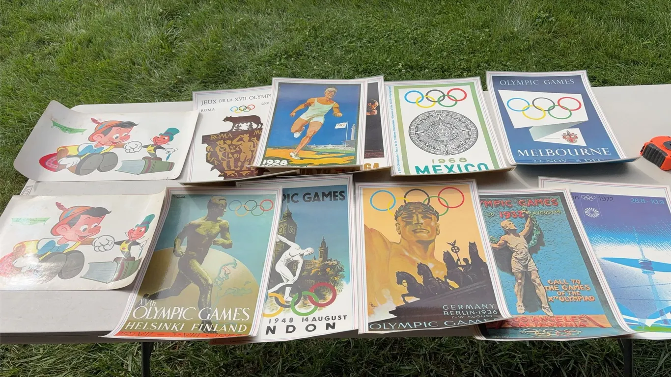 Vintage Placemats Olympics