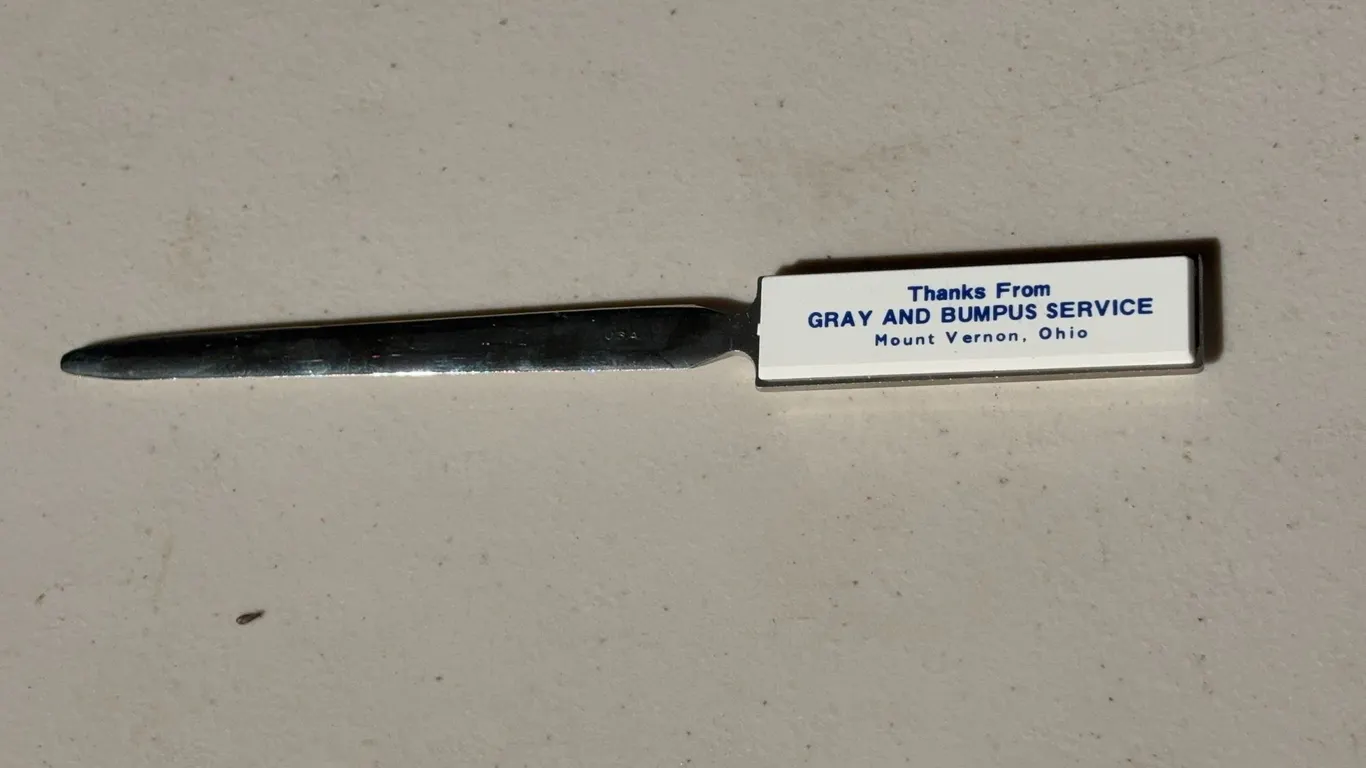 Gray and Bumpus Letter Opener