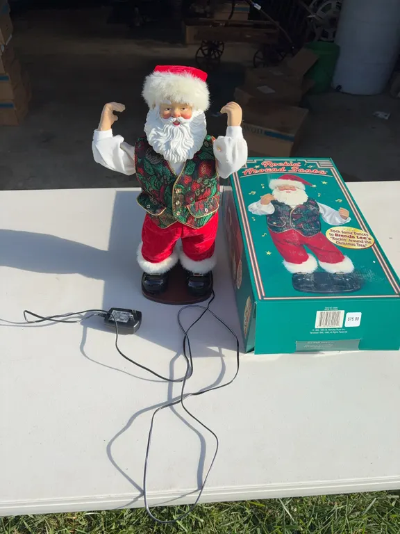 Rocking Santa in Box