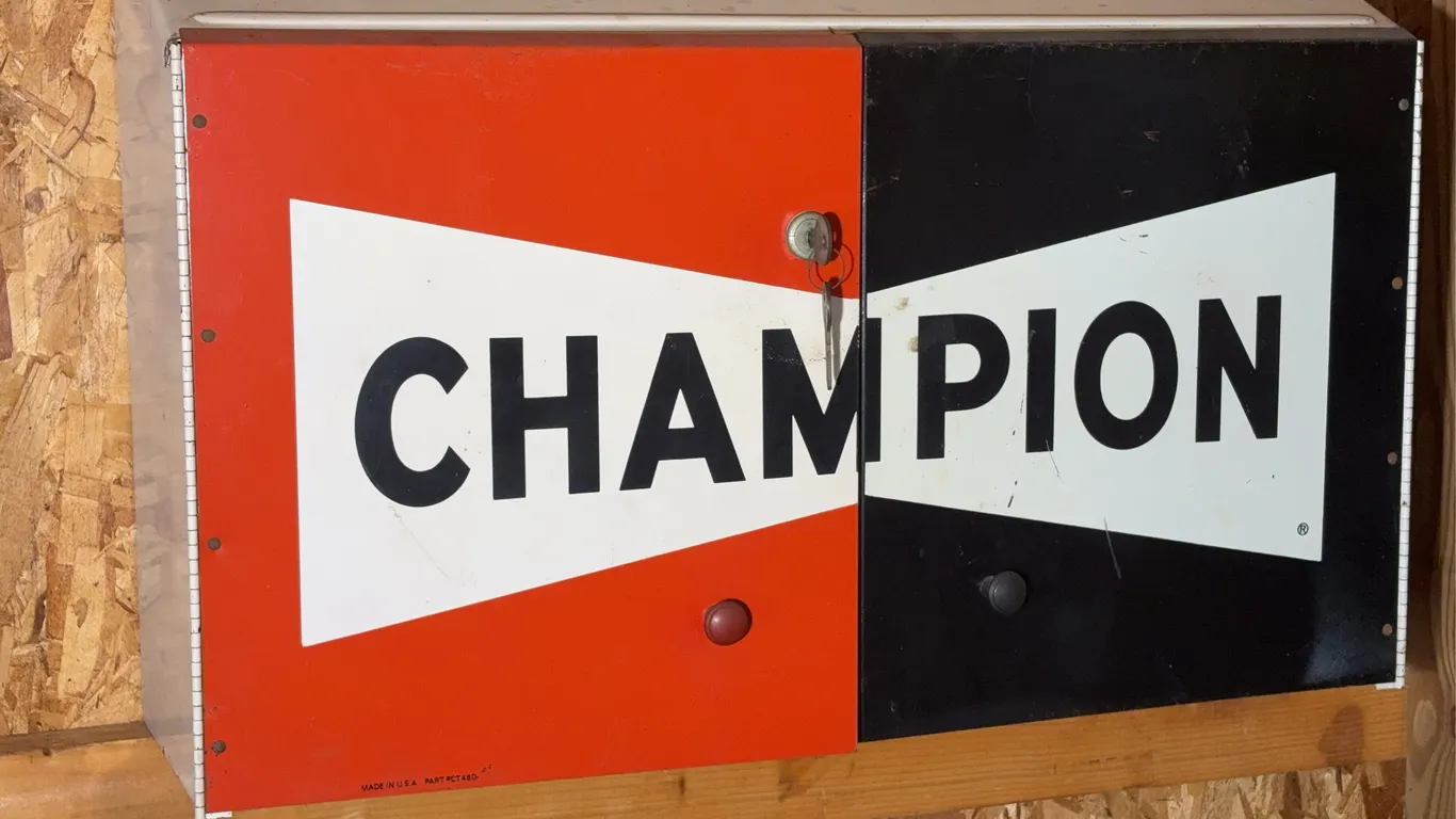 Champion Spark Plug Cabinet