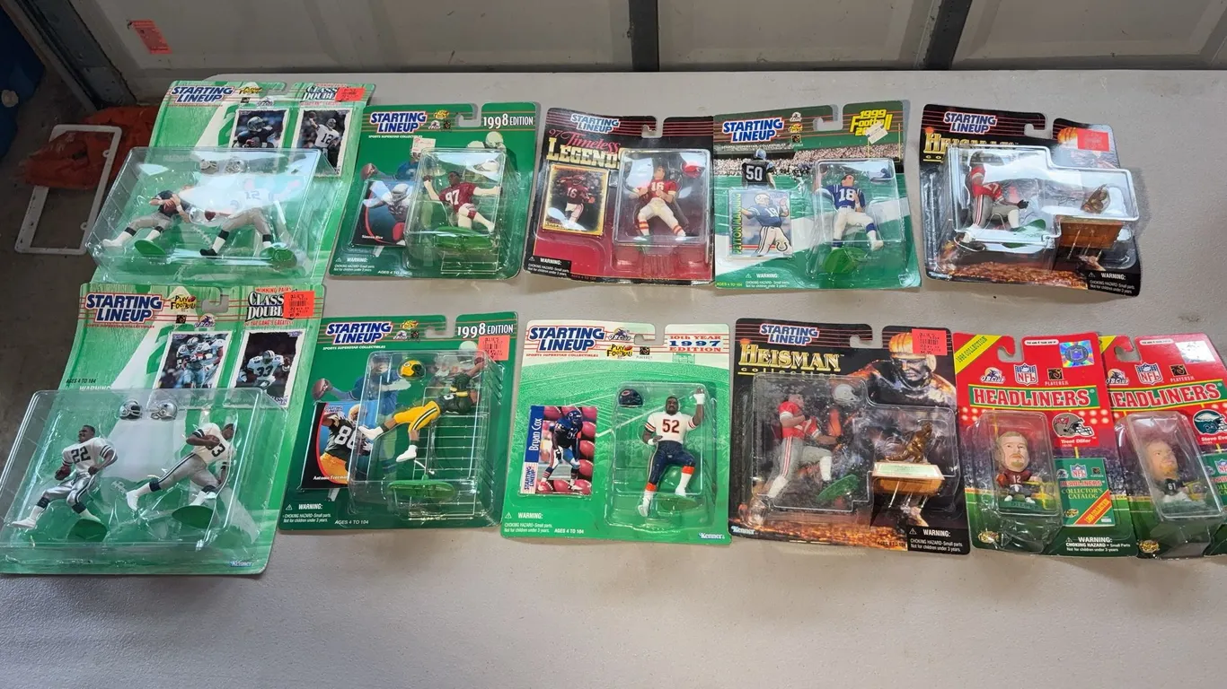 Starting Lineup Football Figures