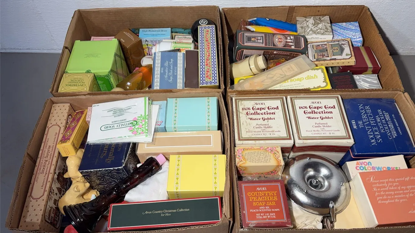 Four Boxes of Avon
