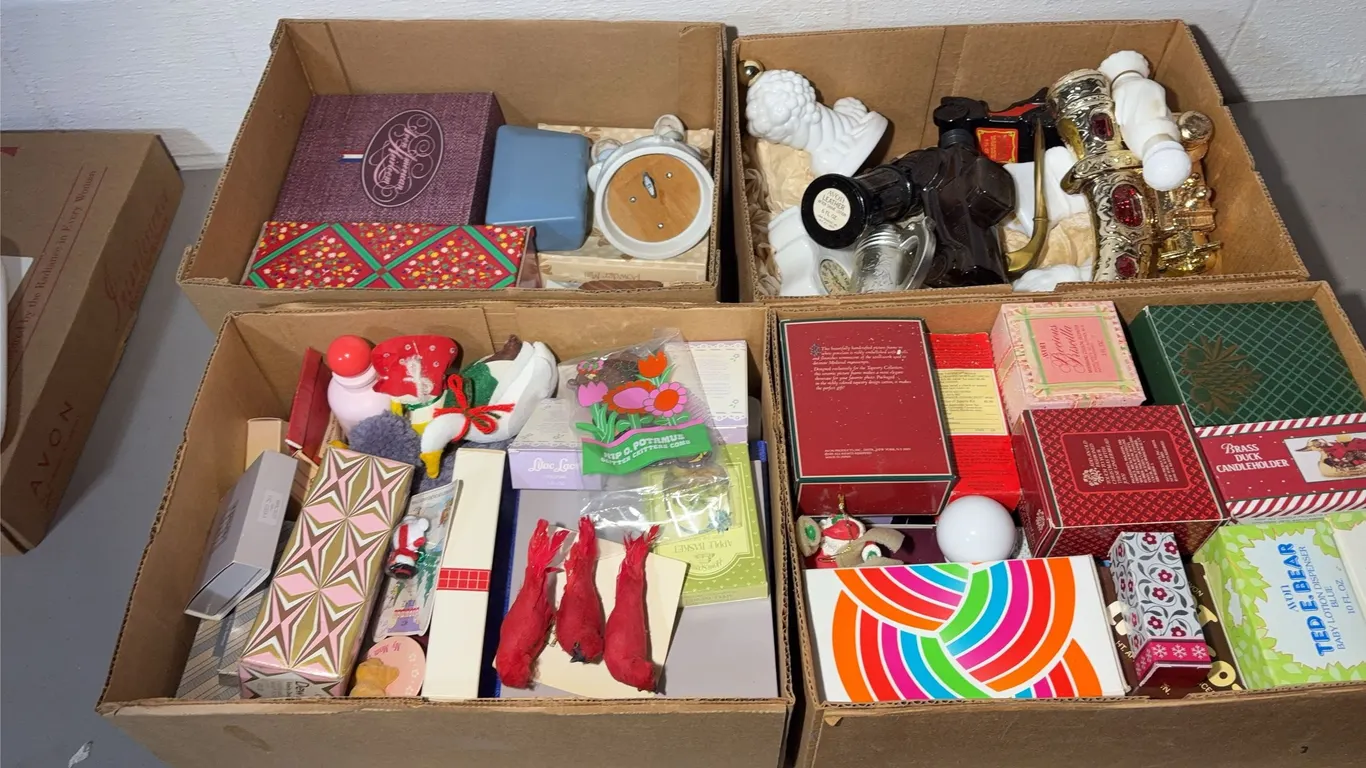 Four Boxes of Avon