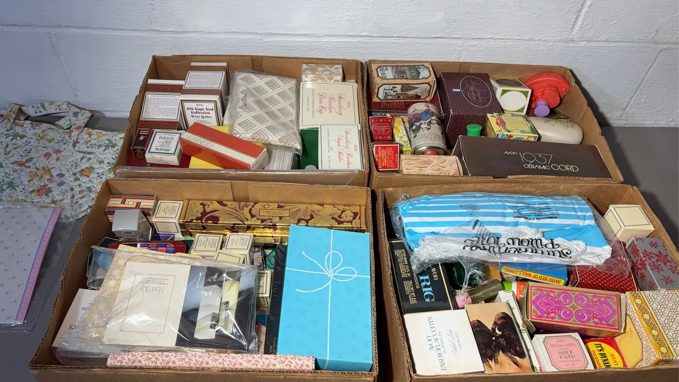 Four Boxes of Avon