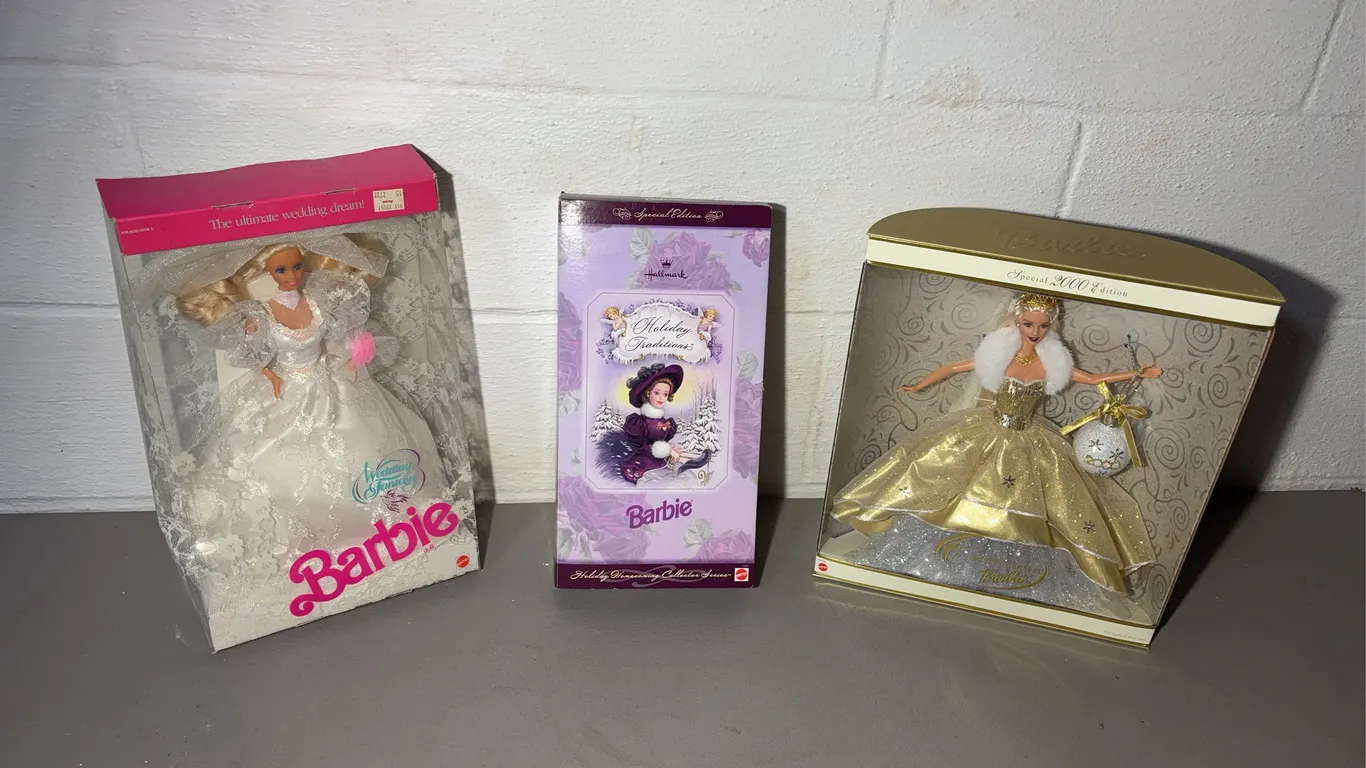 4 Barbie Dolls NIB