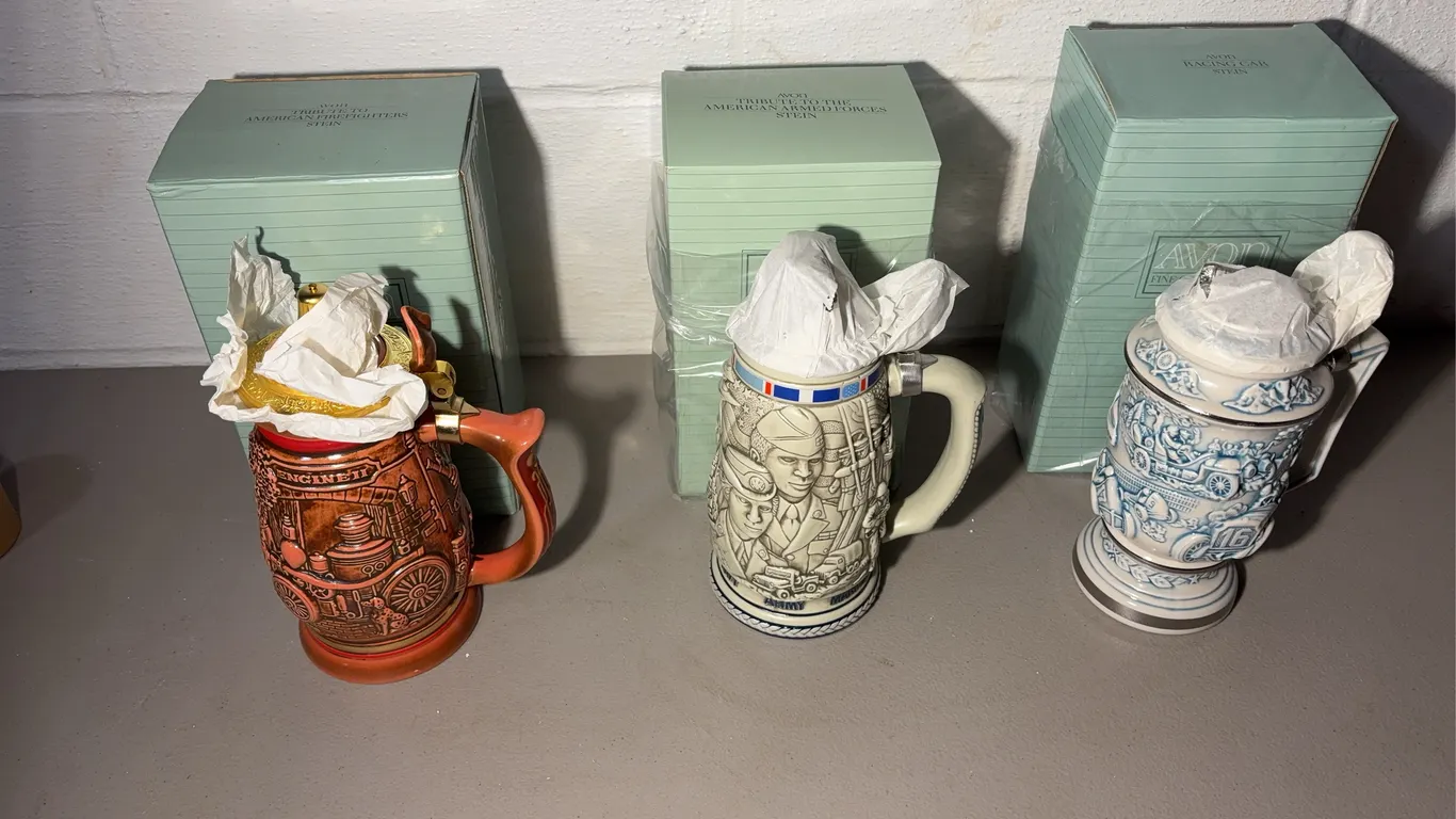 Three Avon Stein's In Box
