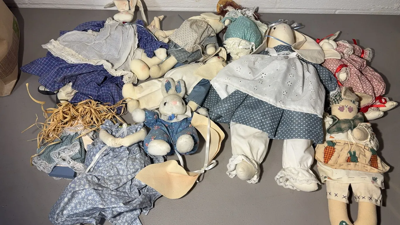 Cloth Rabbit Dolls