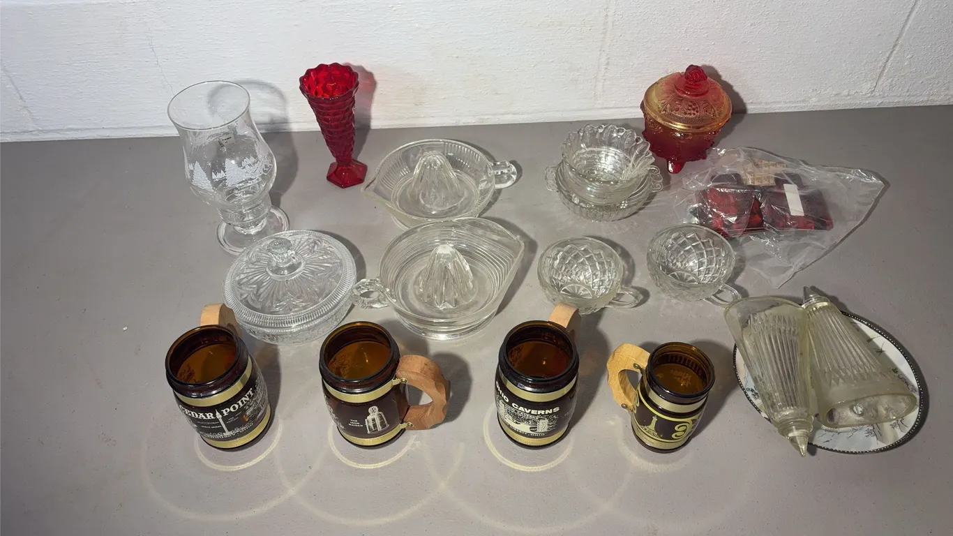Glassware Lot