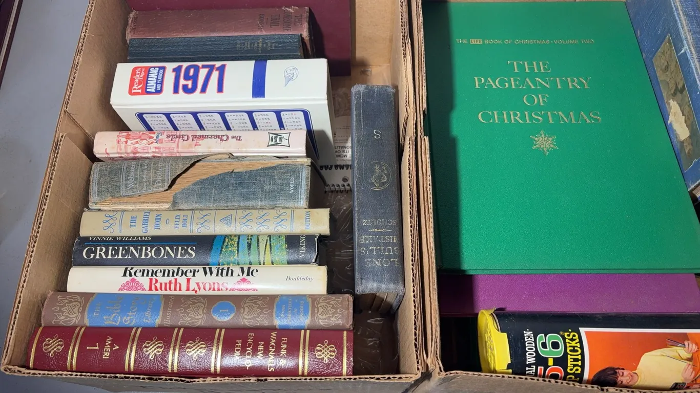 Two Boxes of Books