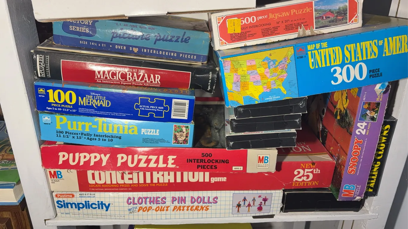 Two Shelves Games and Puzzles