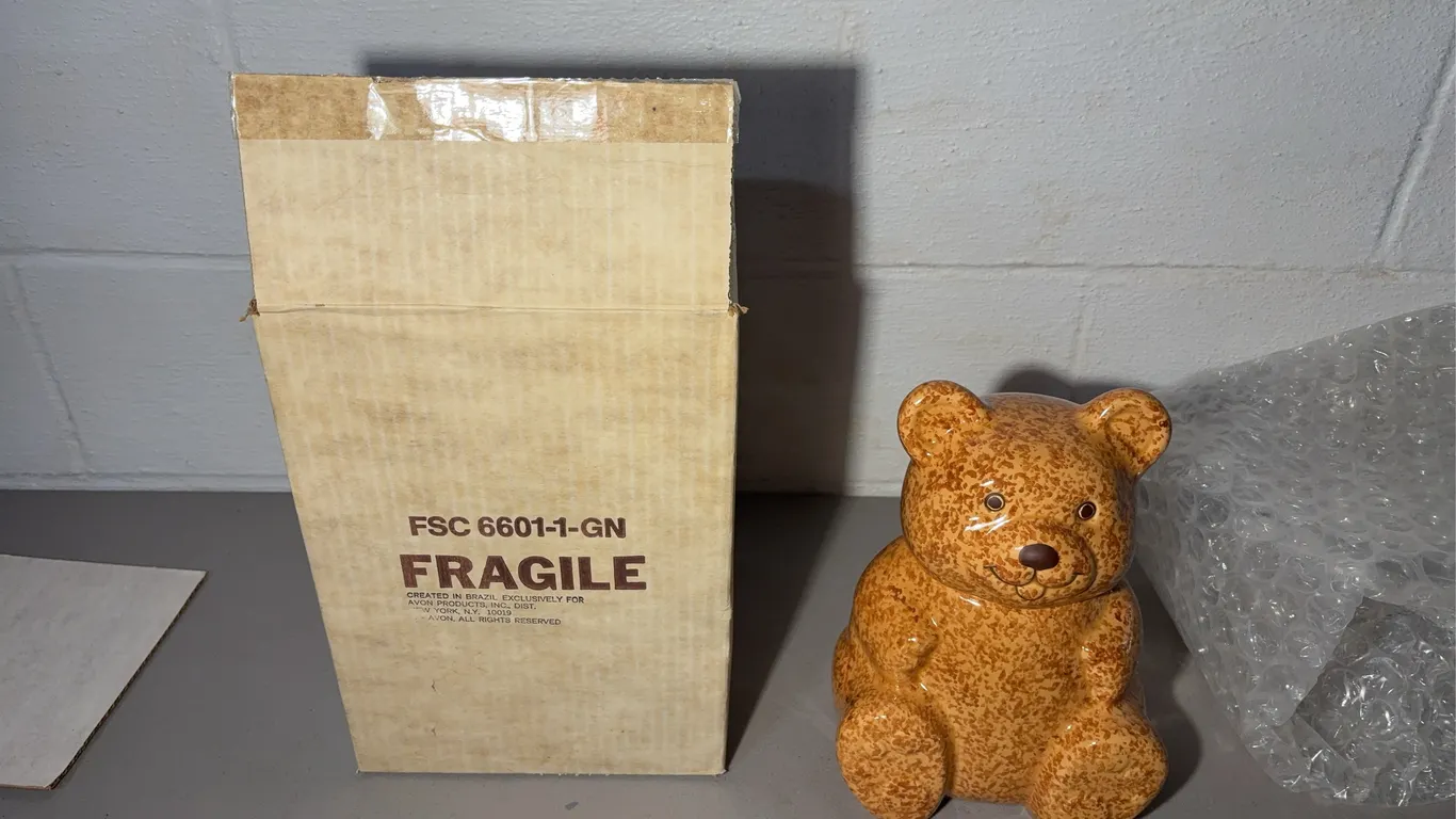 Ceramic Bear Cookie Jar