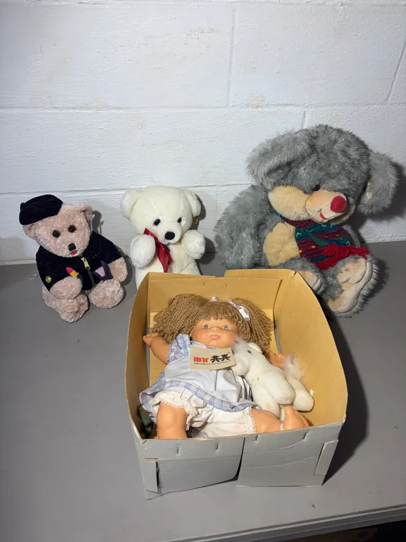 Teddy Bears and Doll