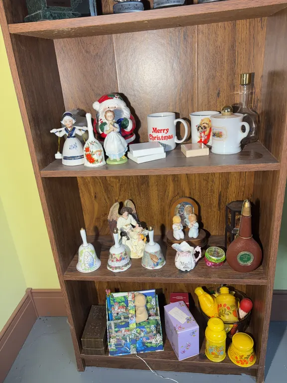 Contents of Bottom Three Shelves