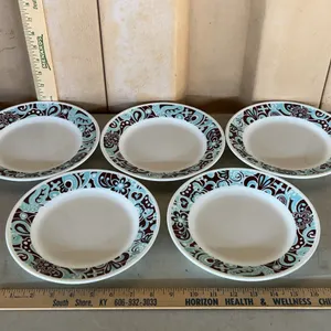5 Corelle Vitrelle 2 Salad Plates 8.5"