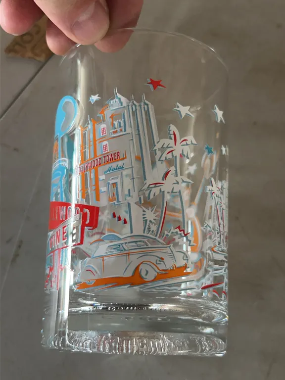 4 McDonalds 25 Years Disney Glasses