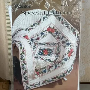 1997 Bucilla Special Edition Quilting Craft 45"X45" Opened, No Thread Included