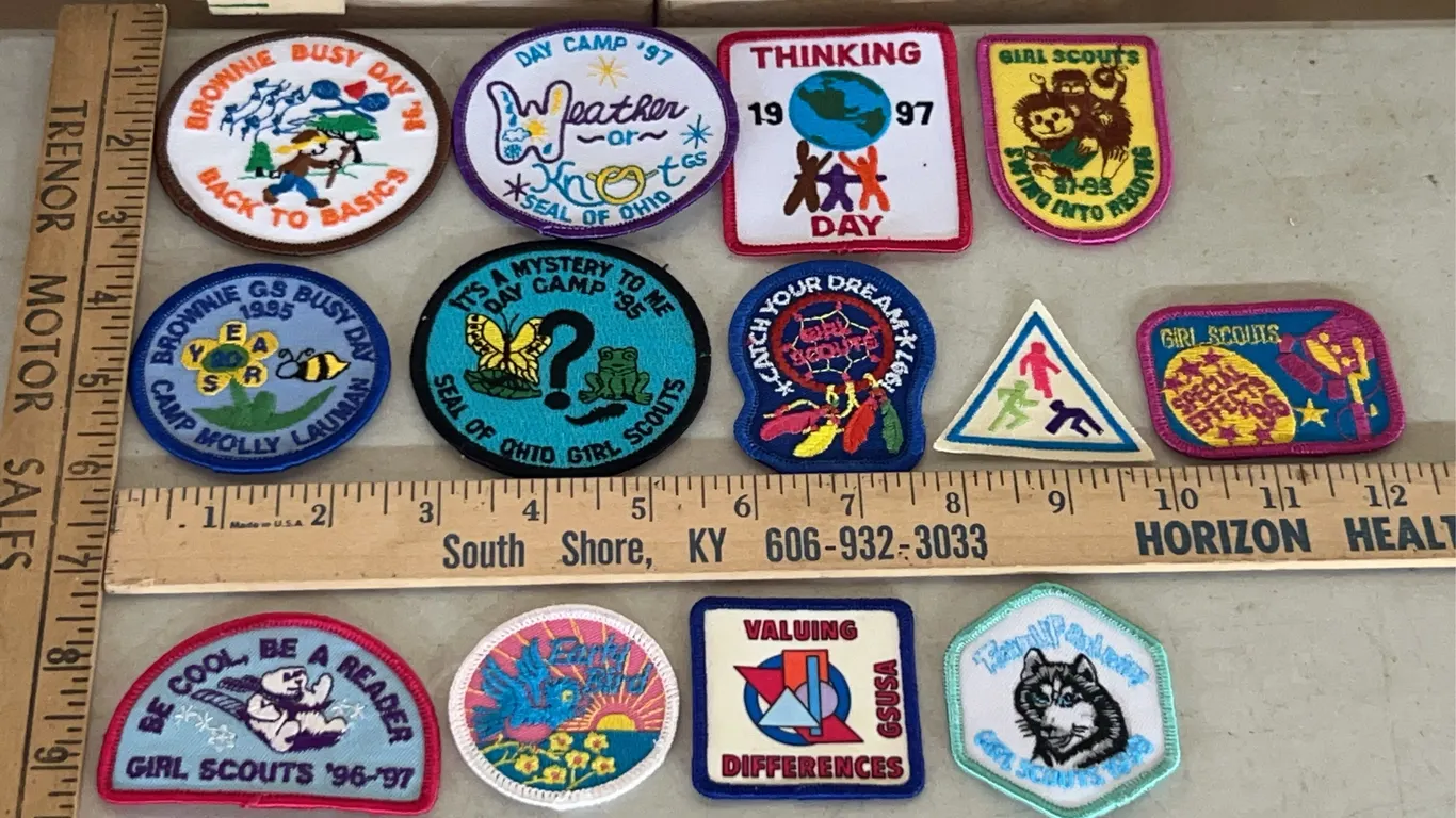 13 Girl Scouts Patches 1995-1998