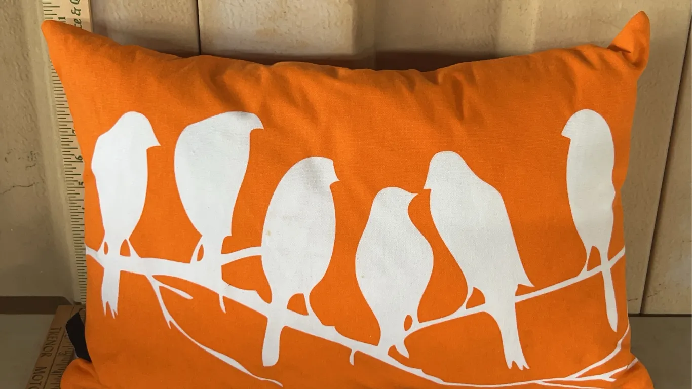 Newport Bird Decor Pillow Filled W/Dawn Feathers 19"X13"