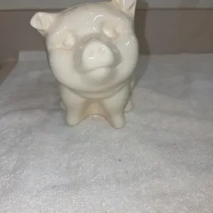 Vintage ceramic/porcelain pig bank
