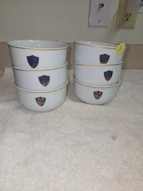Vintage Western Airlines bowls