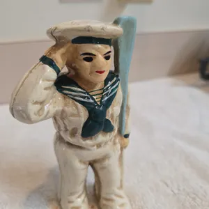 Vintage cast iron slootings sailor or oarsmen still coinbank
 Thirty six dollars