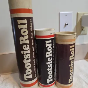 3 Assorted  sized vintage tootsie roll coinbase