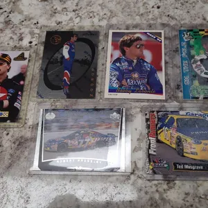 NASCAR Racing Card Lot: Irvan, Gordon, Labonte, Burton, Musgrave, Pressley