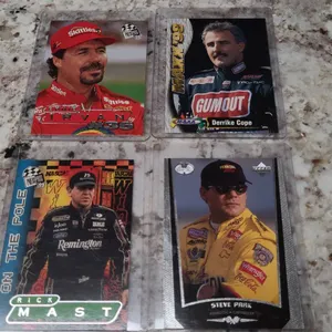 1998-1999 NASCAR Cards: Ernie Irvan, Derrike Cope, Rick Mast, Steve Park