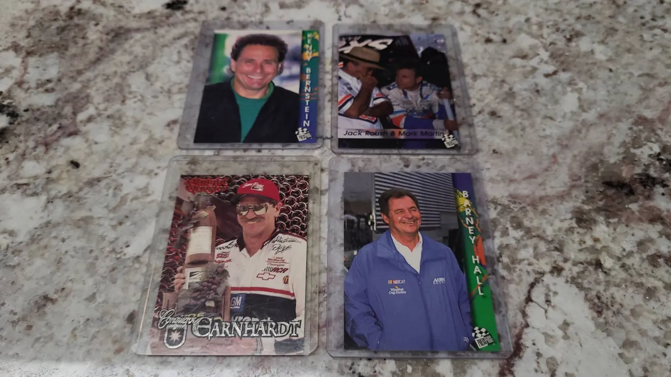 1994 Press Pass Racing Cards: Earnhardt, Bernstein, Roush, Hall