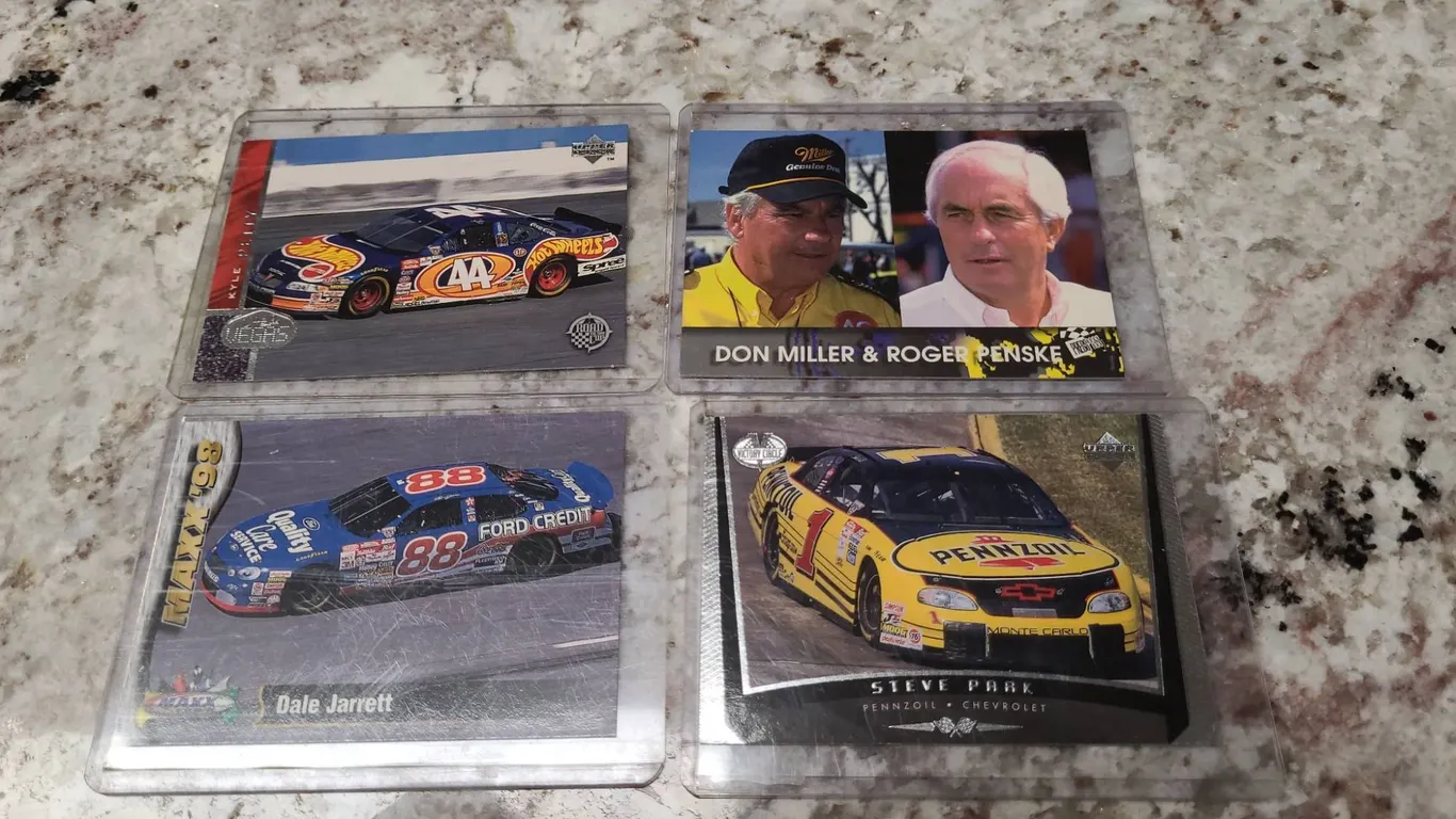 NASCAR Trading Card Lot: Petty, Penske, Park, Jarrett