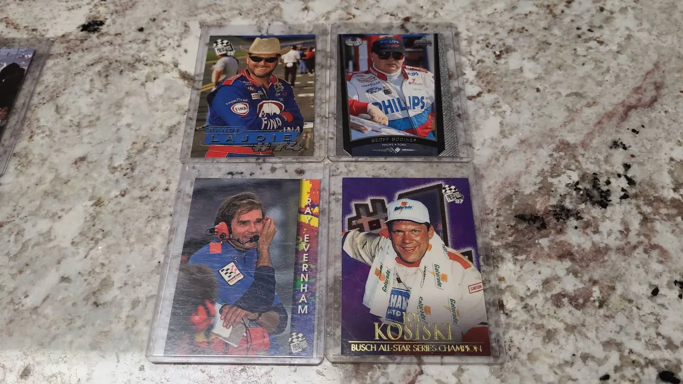 NASCAR Press Pass And Upper Deck Cards Lajoie Bodine Kosiski Evernham